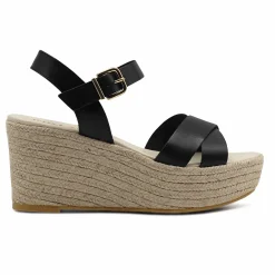 Outlet Sandales compensées cuir Femme Sandales