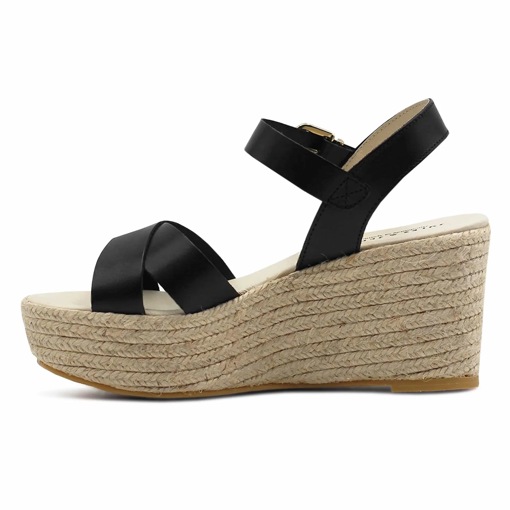 Outlet Sandales compensées cuir Femme Sandales