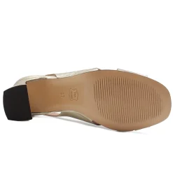 Outlet Sandales graphiques cuir Femme Sandales