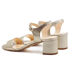 Outlet Sandales moyen talon cuir Femme Sandales