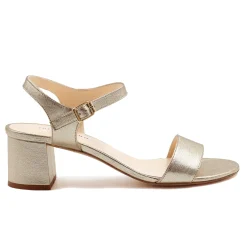 Outlet Sandales moyen talon cuir Femme Sandales