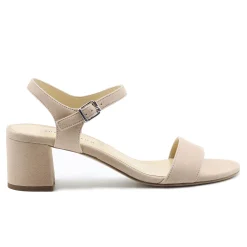 Cheap Sandales moyen talon daim Femme Sandales