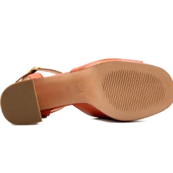 Cheap Sandales plateforme cuir Femme Sandales