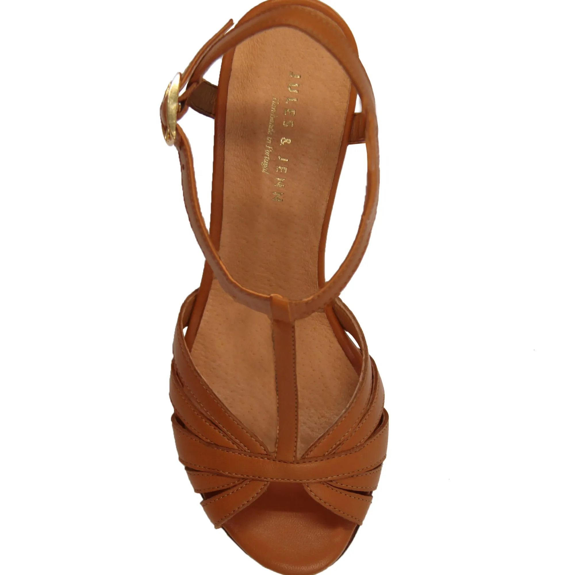 Best Sandales talon brides cuir Femme Sandales