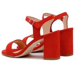 Best Sandales à talon cuir daim Femme Sandales