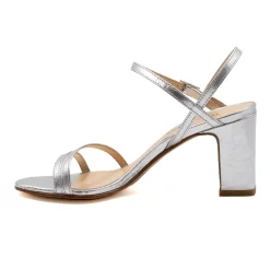 Clearance Sandales talon épurées cuir Femme Sandales