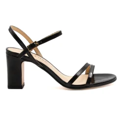 Outlet Sandales talon épurées cuir Femme Sandales
