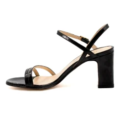 Outlet Sandales talon épurées cuir Femme Sandales