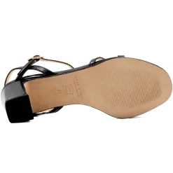 Outlet Sandales talon épurées cuir Femme Sandales