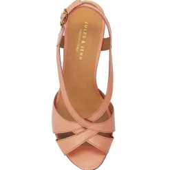 Flash Sale Sandales talon vintage cuir Femme Sandales