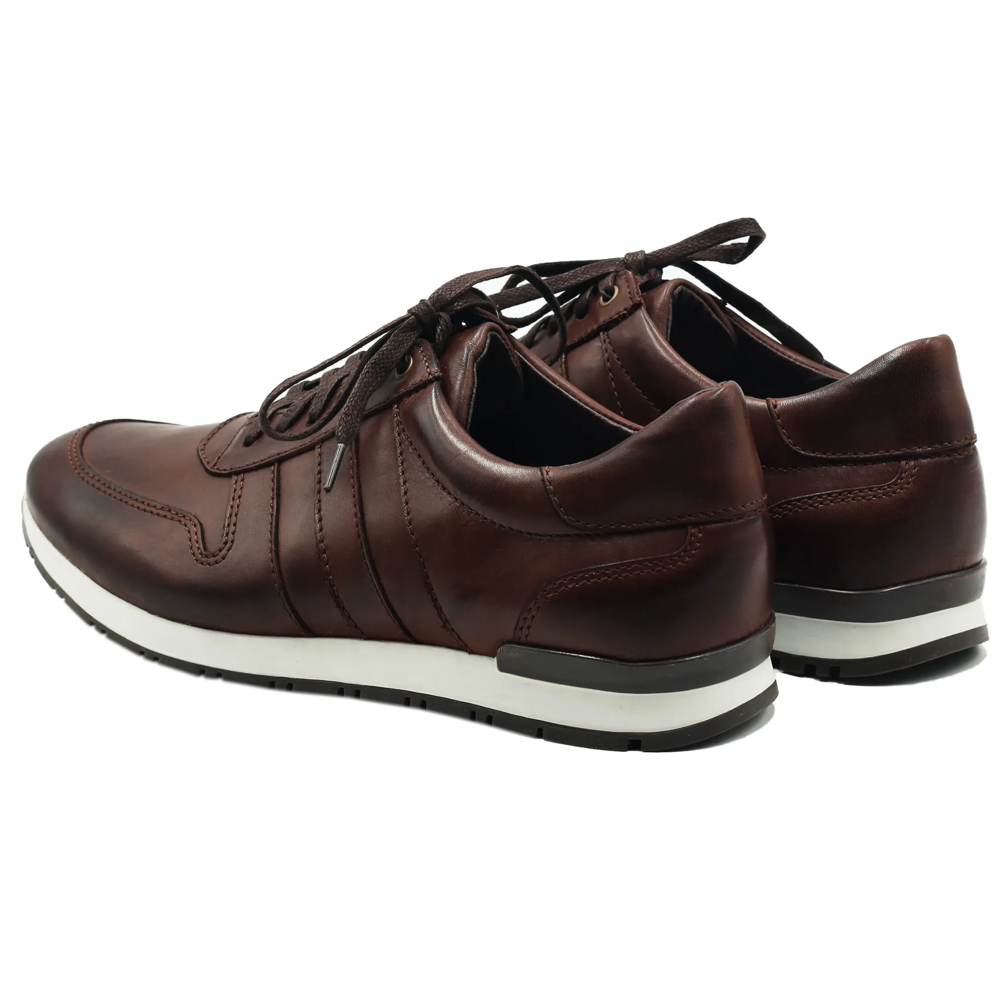 Clearance Sneakers cuir Homme Baskets