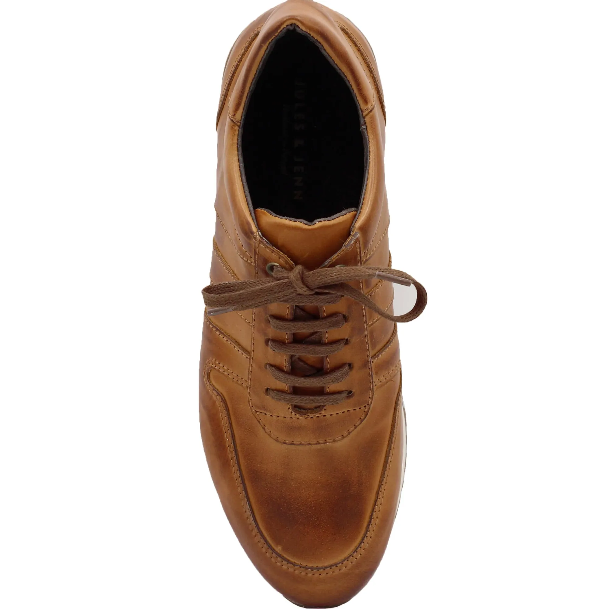 Shop Sneakers cuir marron Homme Baskets