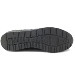Outlet Sneakers cuir vert Homme Baskets