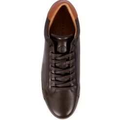 Online Tennis lacet cuir Homme Baskets
