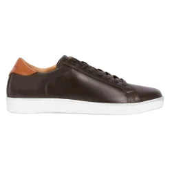 Online Tennis lacet cuir Homme Baskets