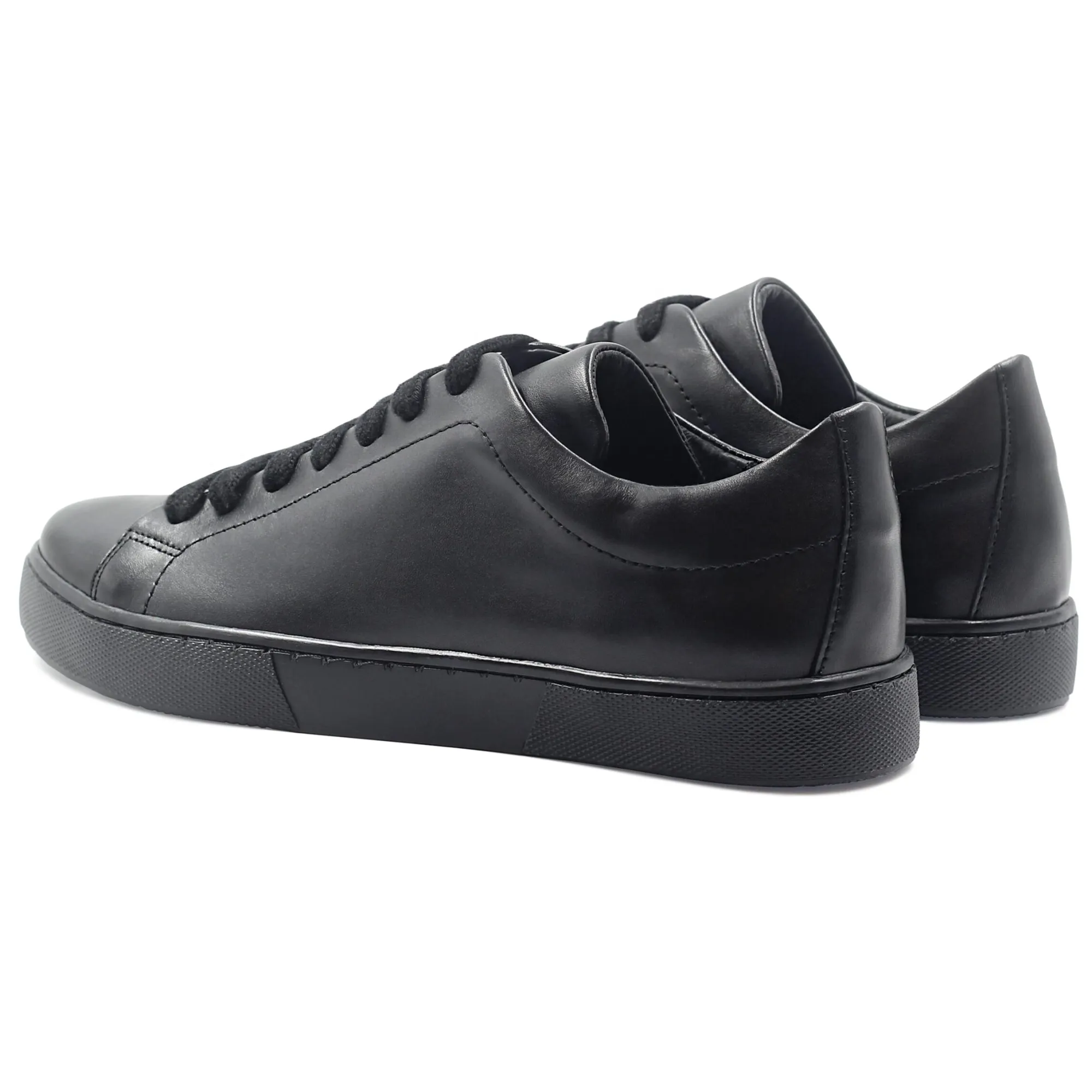 Cheap Tennis lacet cuir Femme Baskets